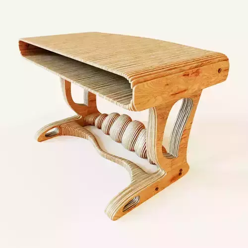Parametric table 3D model