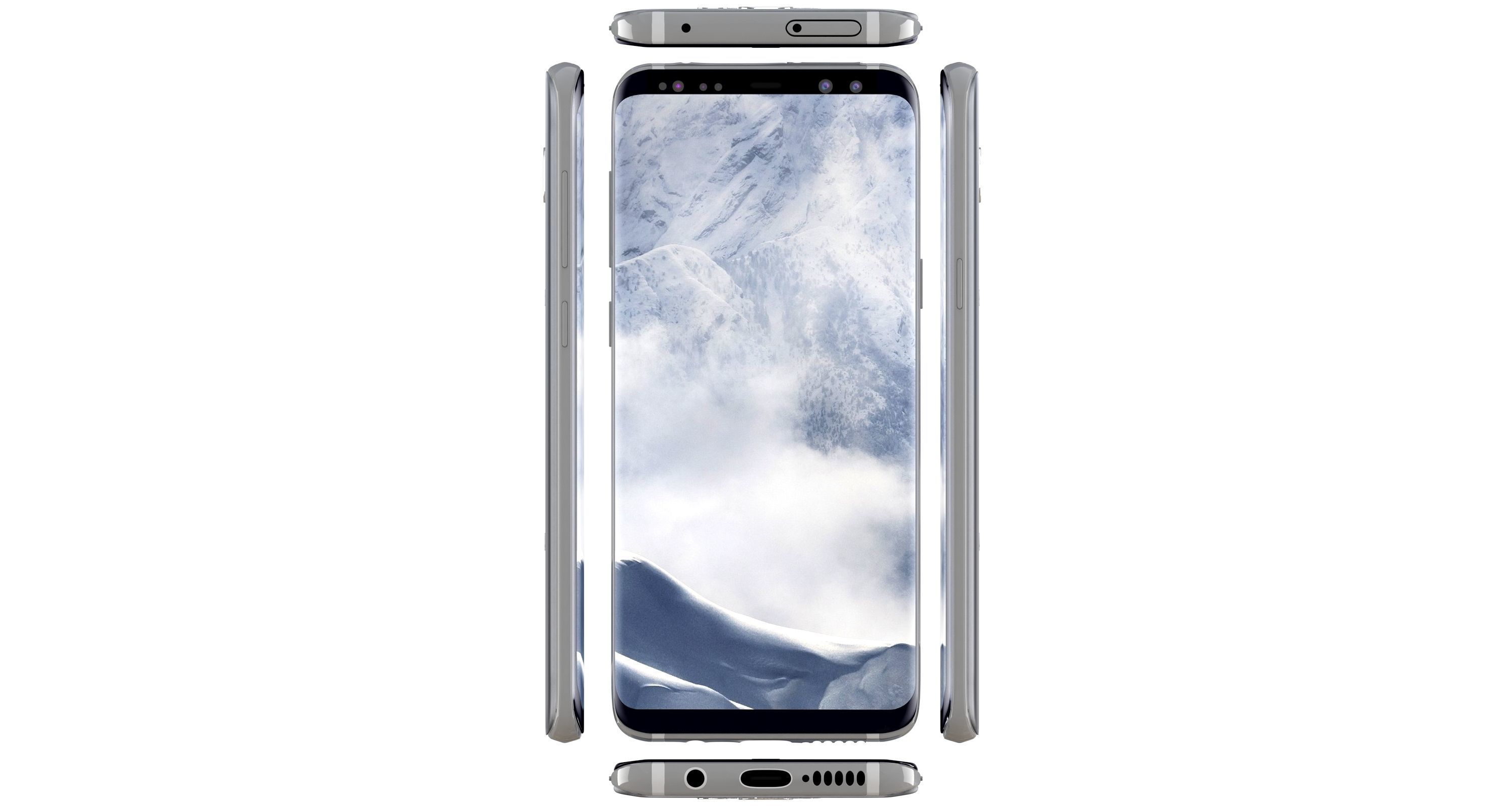 Samsung Galaxy S8 Plus All Colors 3D model_60