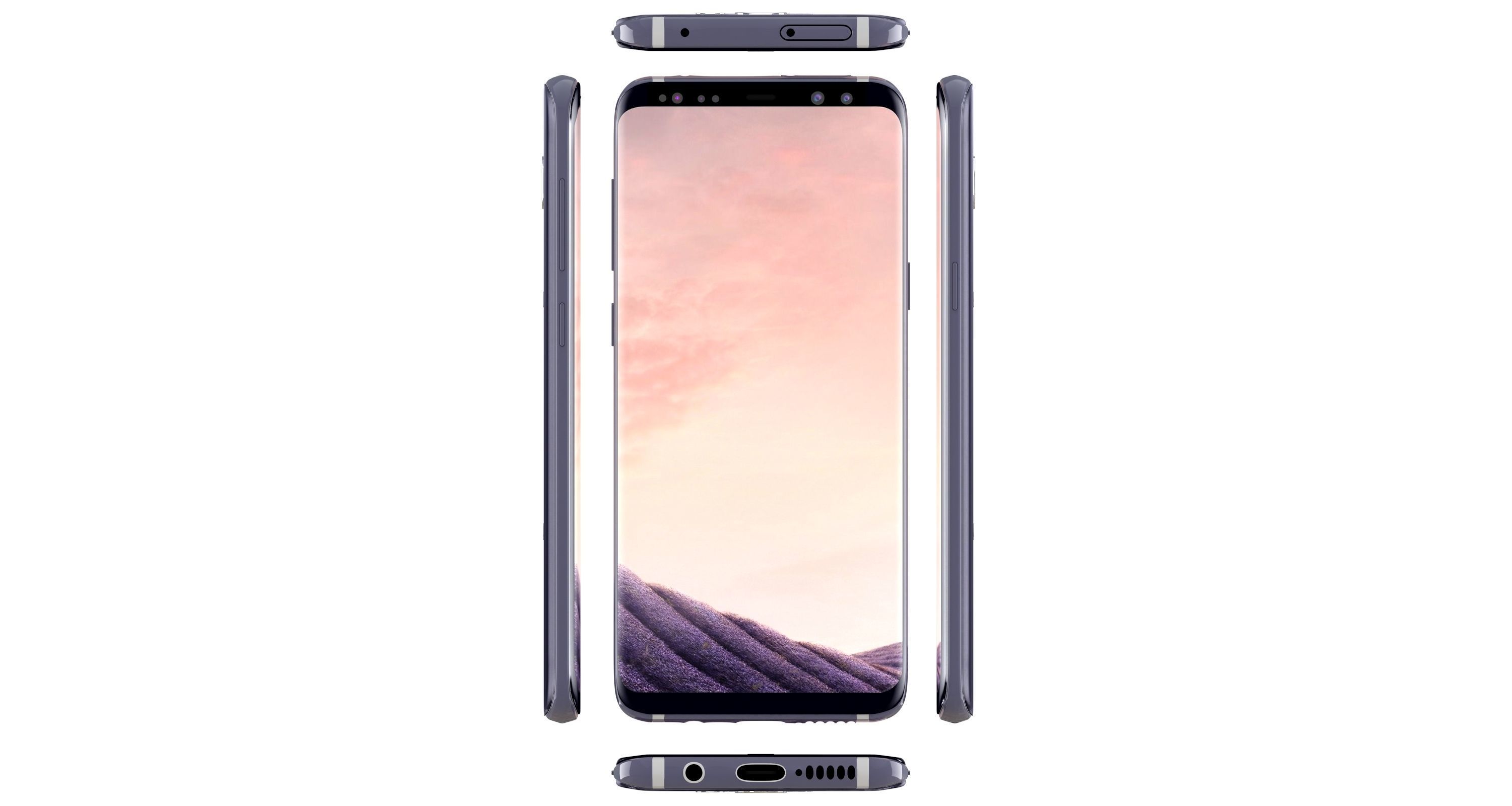 Samsung Galaxy S8 Plus All Colors 3D model_45