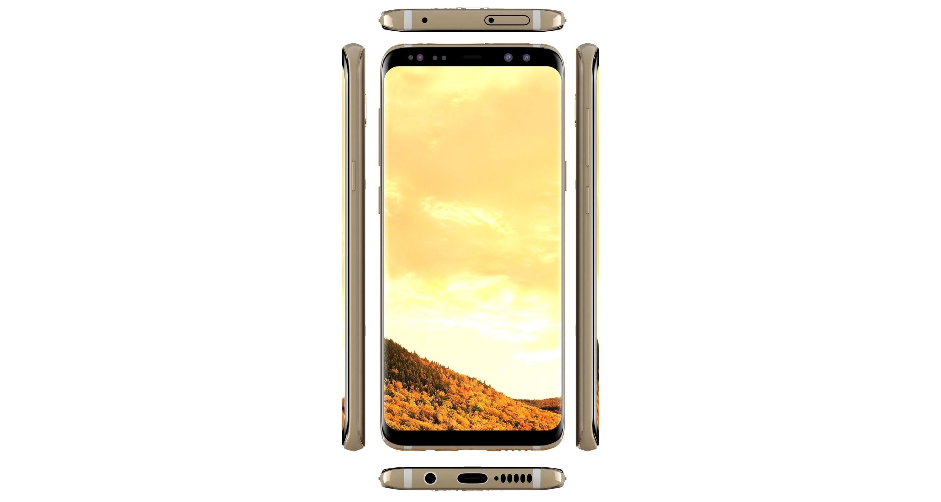 Samsung Galaxy S8 Plus All Colors 3D model_15