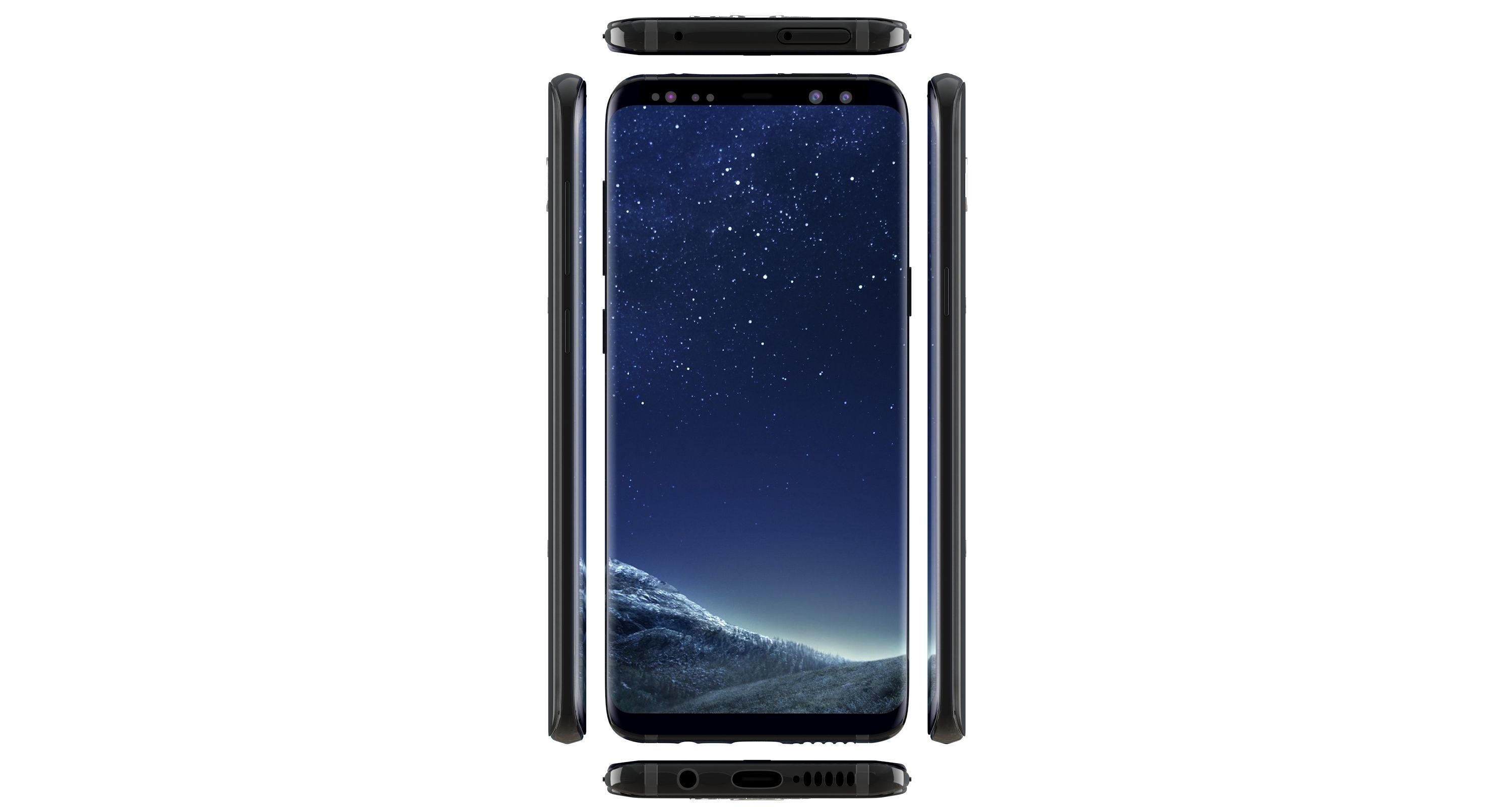 Samsung Galaxy S8 Plus All Colors 3D model_30