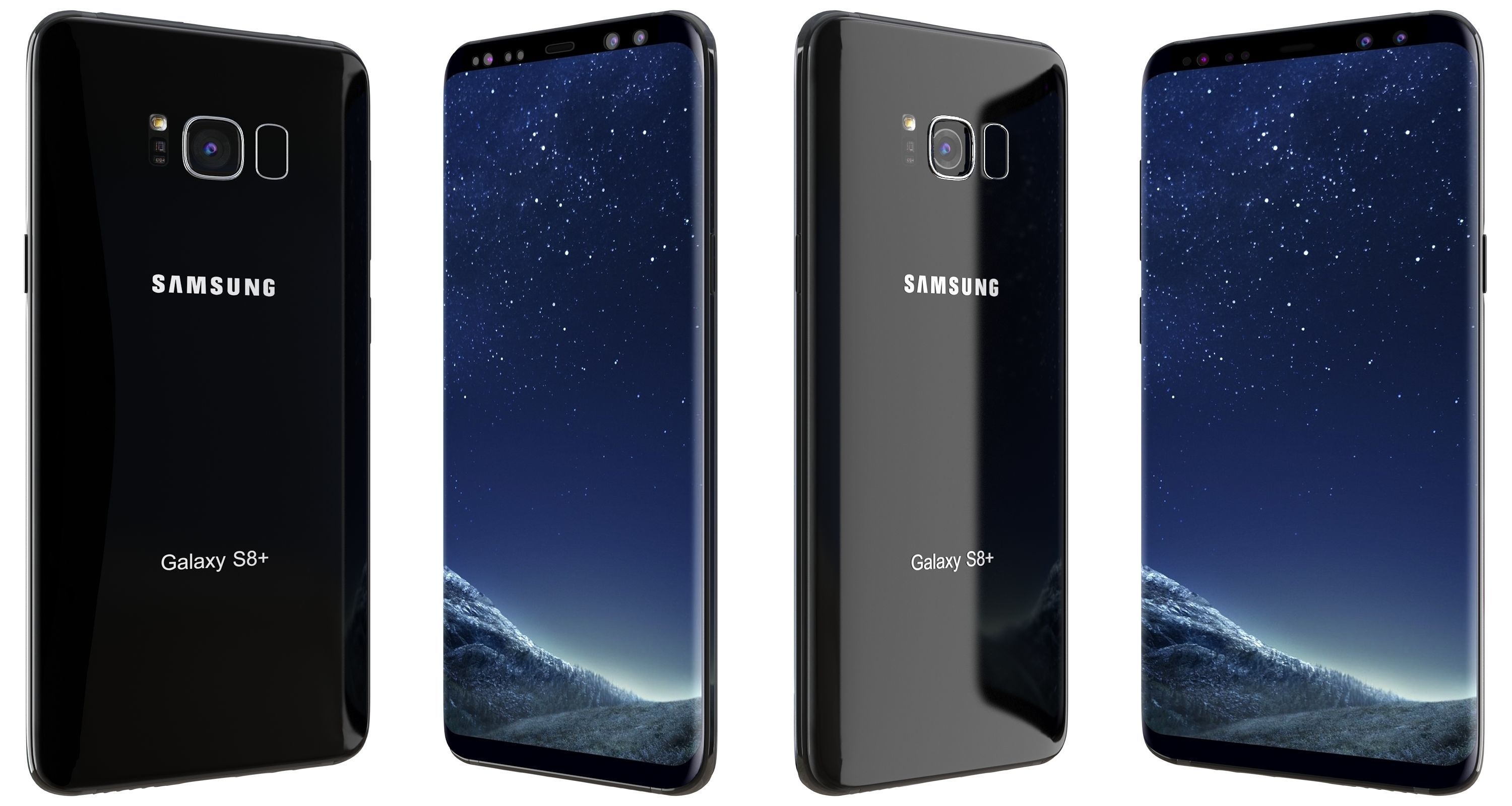 Samsung Galaxy S8 Plus All Colors 3D model_17