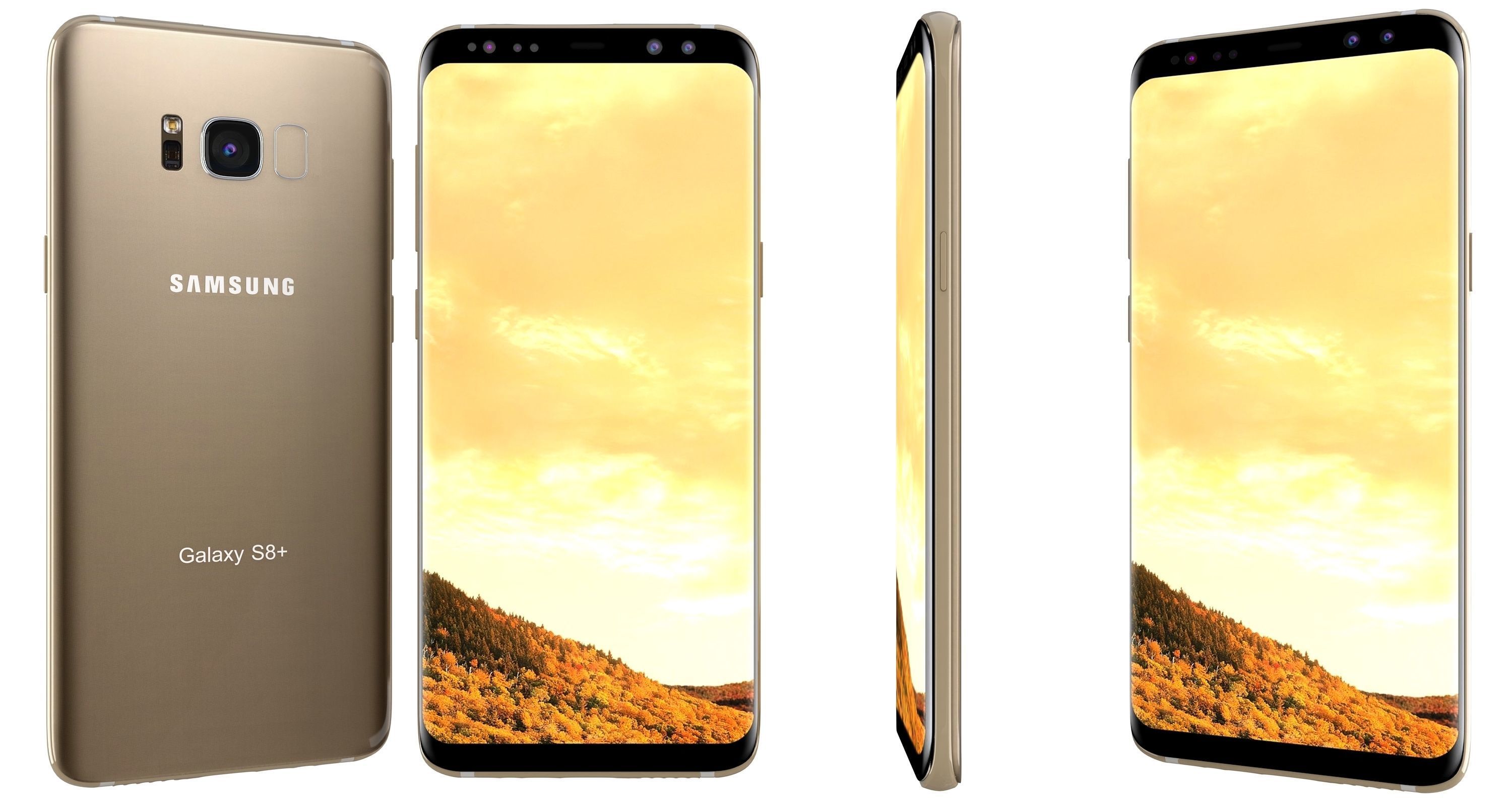 Samsung Galaxy S8 Plus All Colors 3D model_4