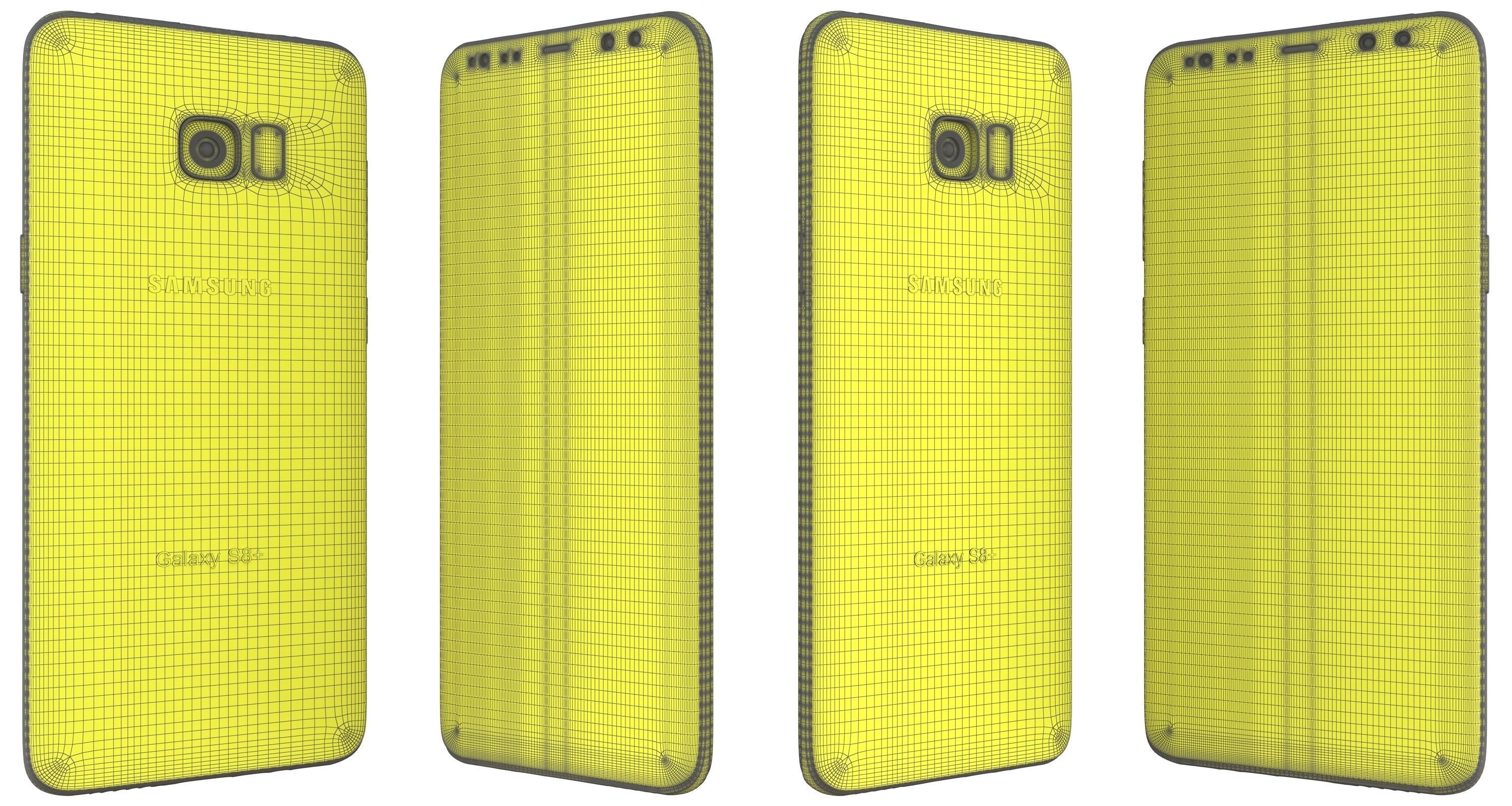 Samsung Galaxy S8 Plus All Colors 3D model_78
