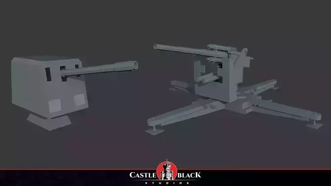 Sci Fi Military Tank Low-poly 3D model