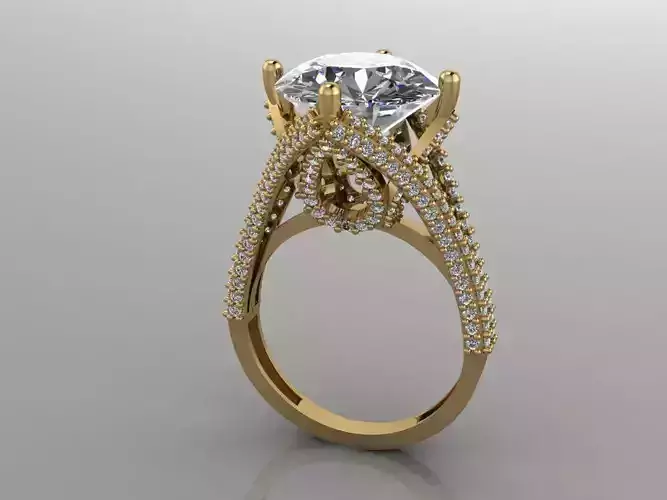 GC GOLD T99- Diamond gold ring
