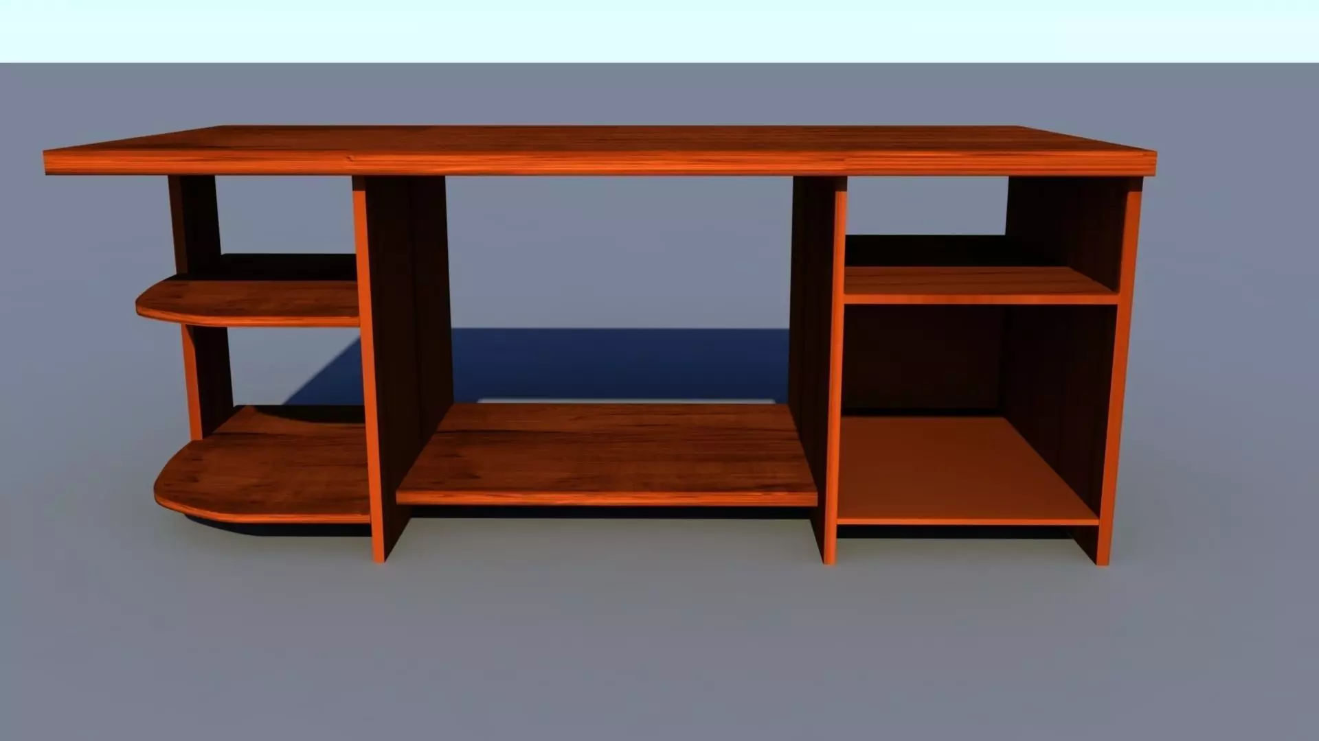 Office desk free VR / AR / low-poly 3D model | CGTrader