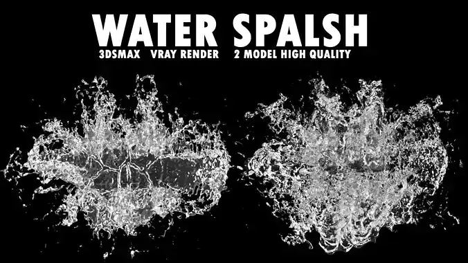 Water Splash 3D Model 