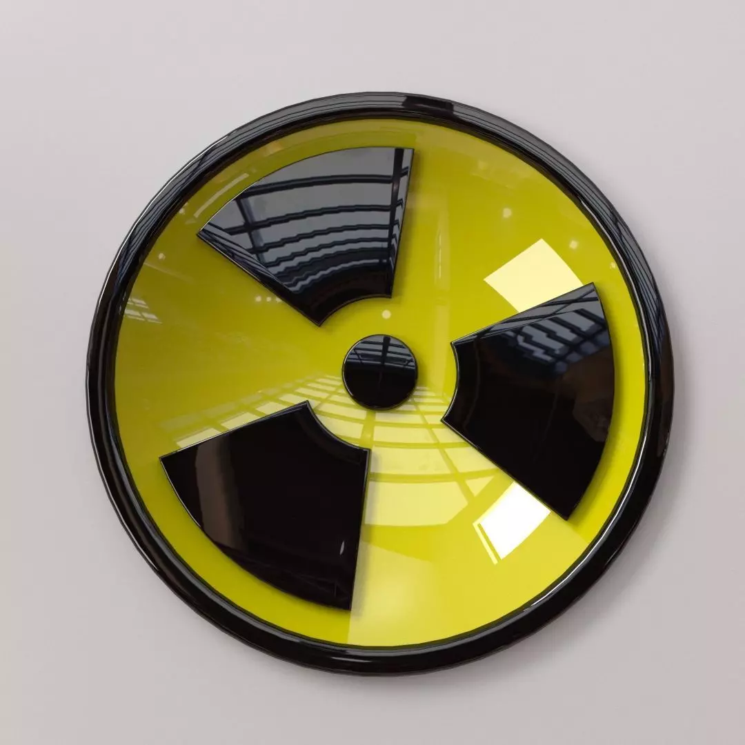 Radioactive Symbol 3D model