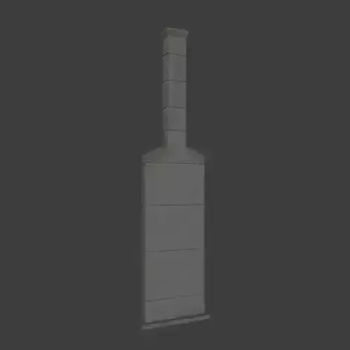 Concrete Chimney Free low-poly 3D model
