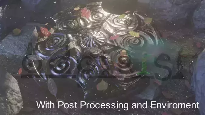 Shield Low Poly PBR and games ready