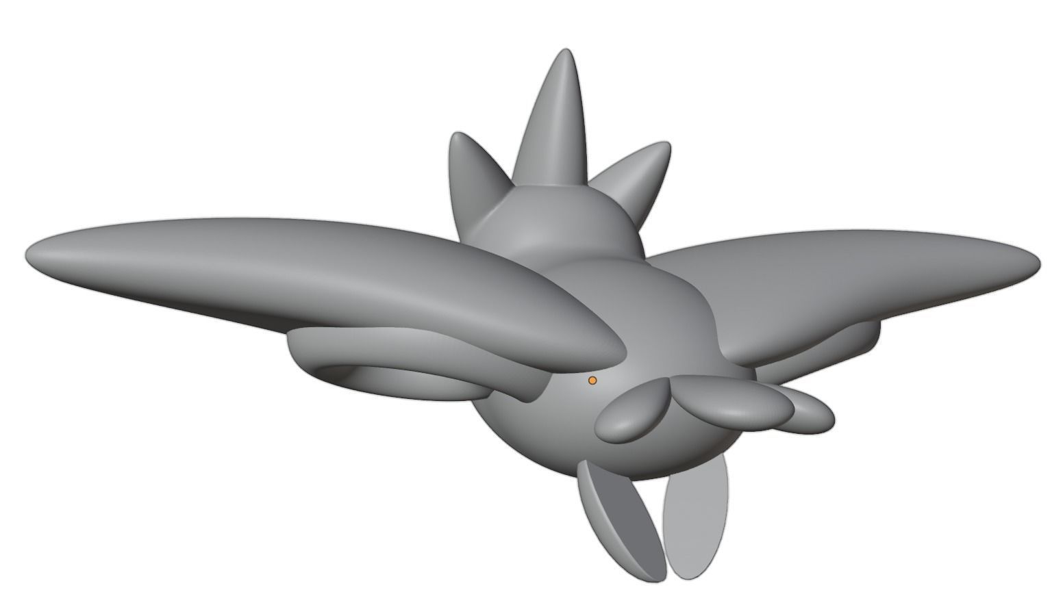 Togekiss Pokemon 3D print model_5