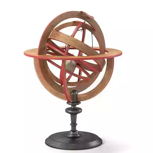 18th Century French Planetarium and Armillary Sphere