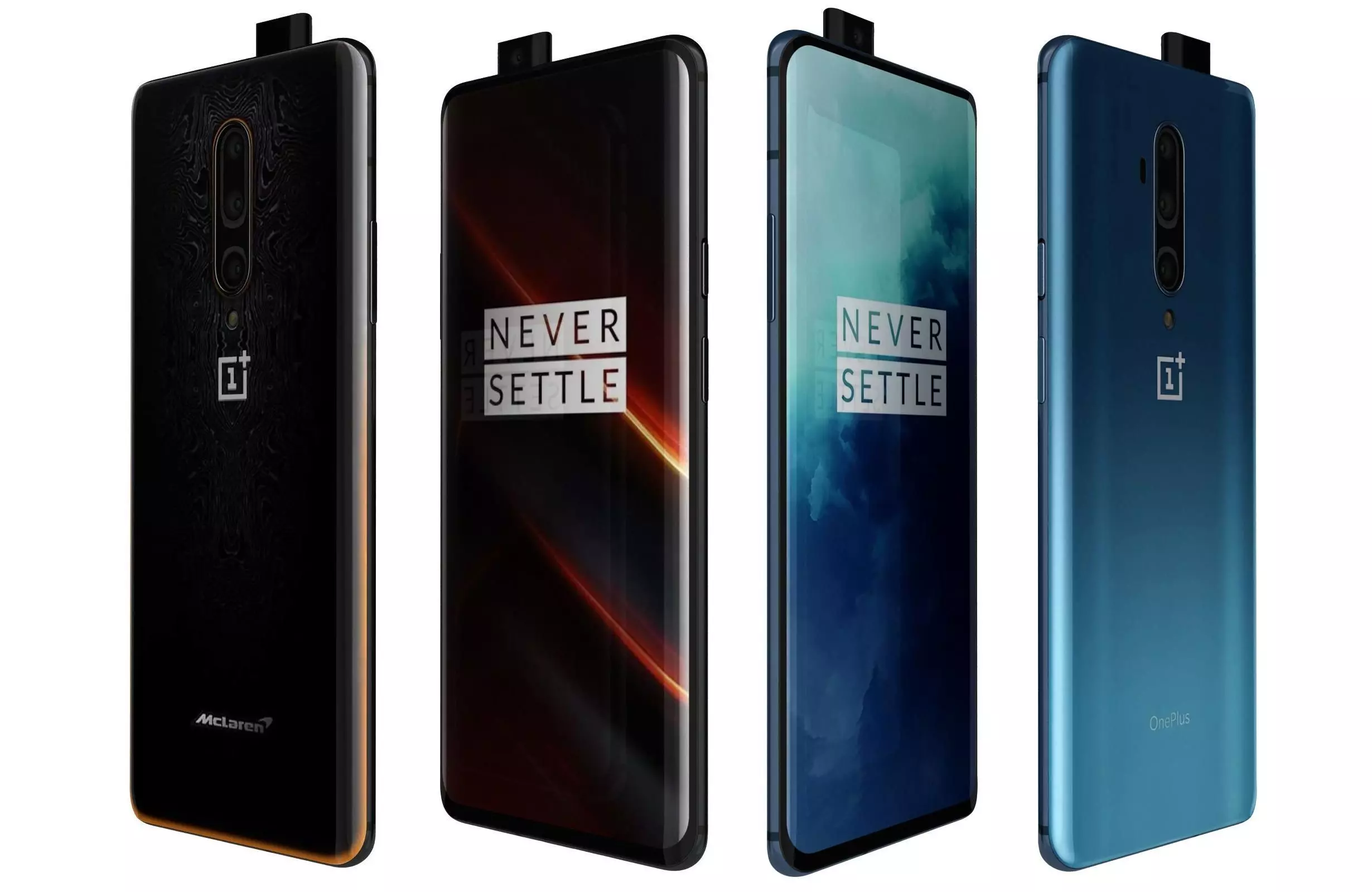 OnePlus 7T Pro Haze Blue And McLaren Edition 3D model_0