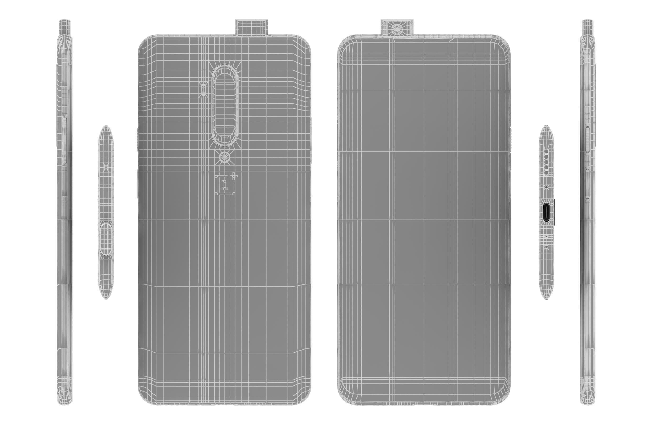 OnePlus 7T Pro Haze Blue And McLaren Edition 3D model_18