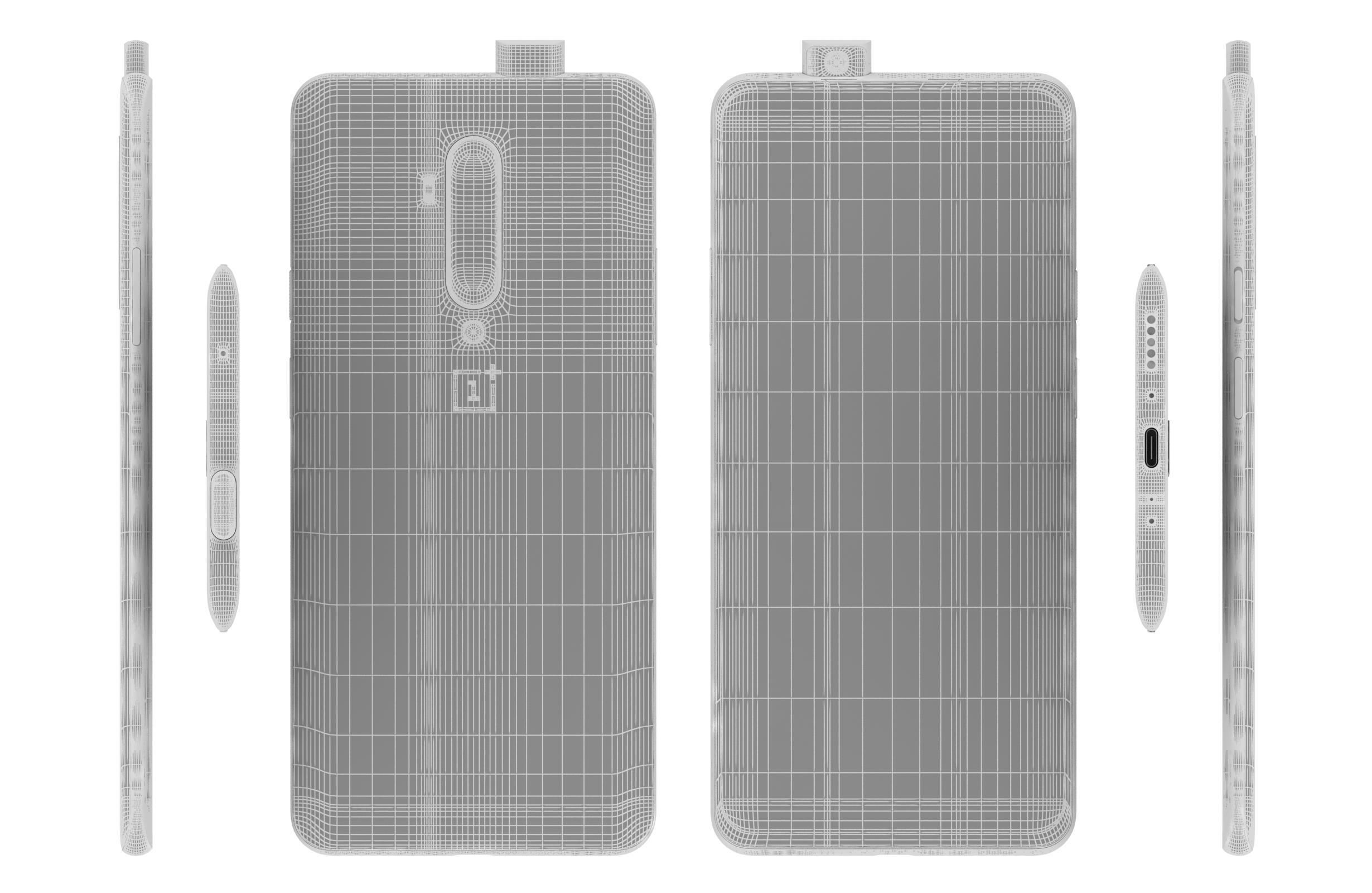 OnePlus 7T Pro Haze Blue And McLaren Edition 3D model_19