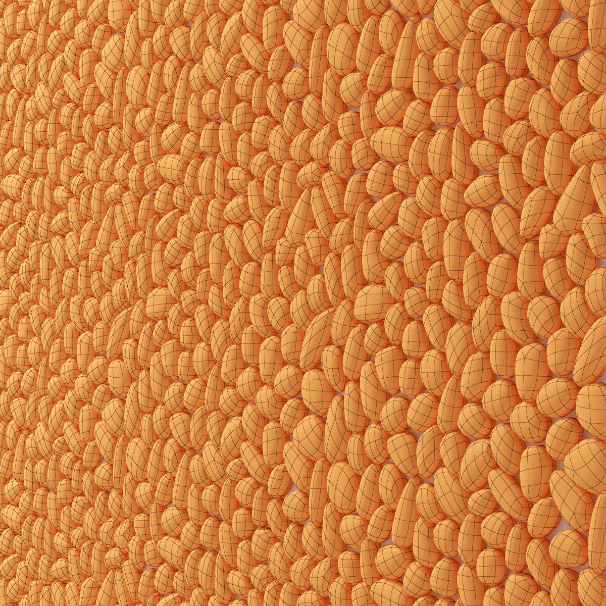 Panel pebble smooth Color Bathroom n2 3D model_11