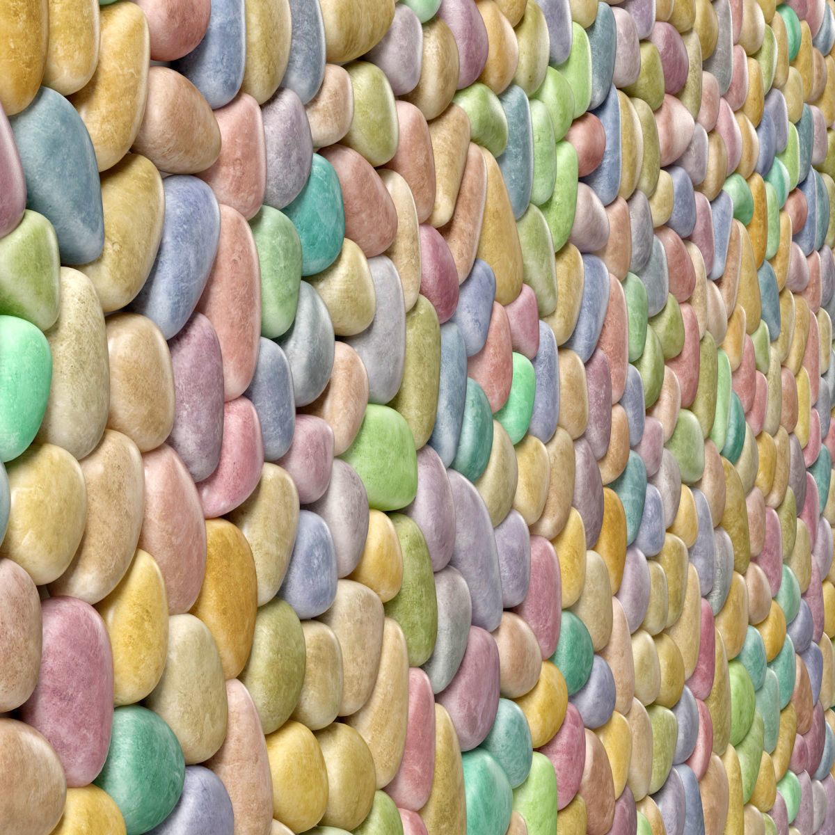 Panel pebble smooth Color Bathroom n2 3D model_4