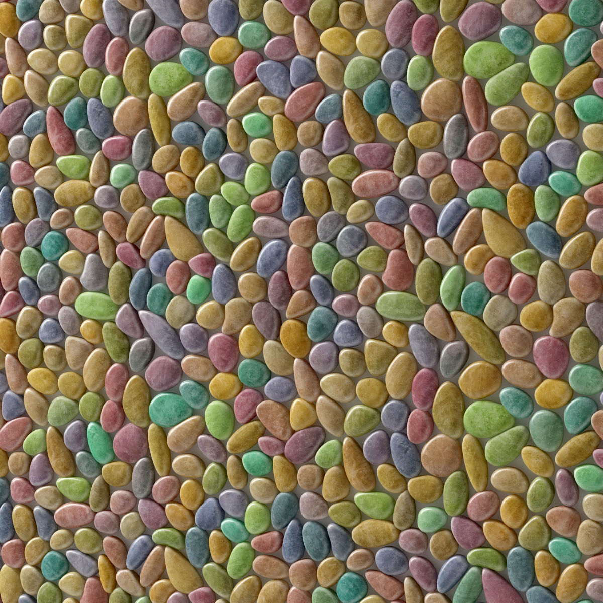 Panel pebble smooth Color Bathroom n2 3D model_2