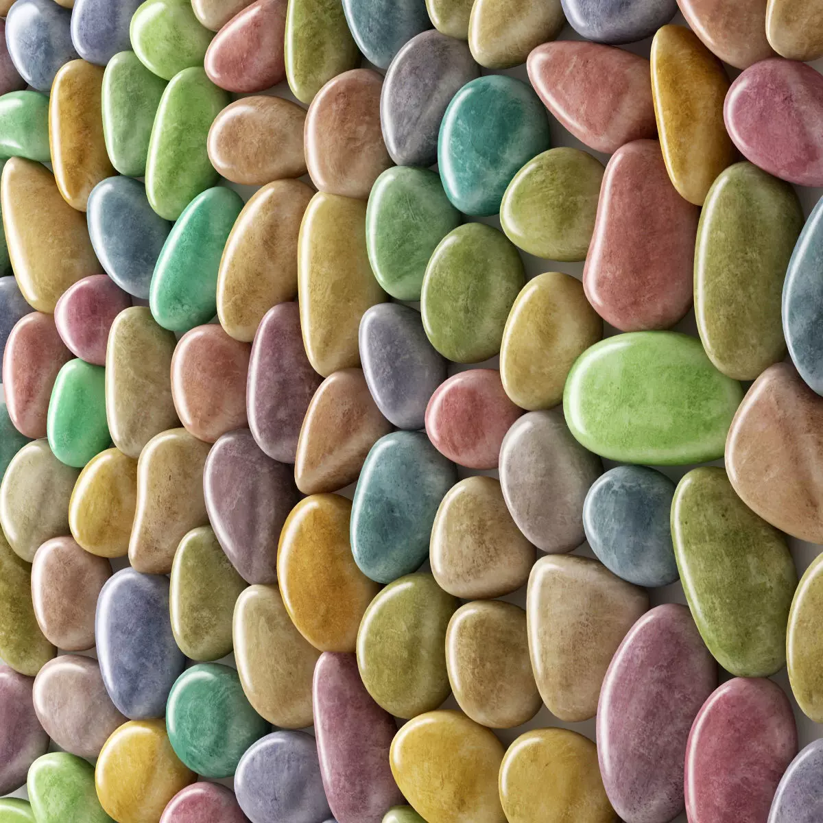 Panel pebble smooth Color Bathroom n2 3D model_0