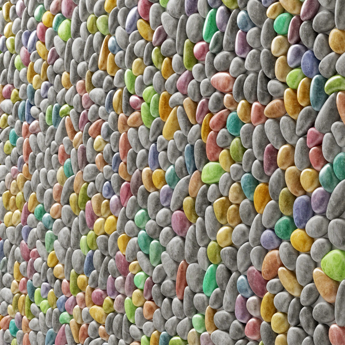 Panel pebble smooth Color Bathroom n2 3D model_6