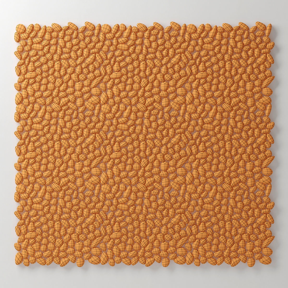 Panel pebble smooth Color Bathroom n2 3D model_10