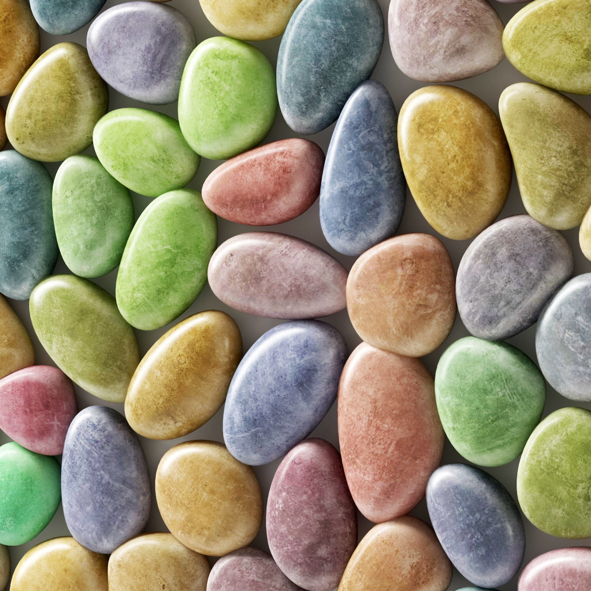 Panel pebble smooth Color Bathroom n2 3D model_1