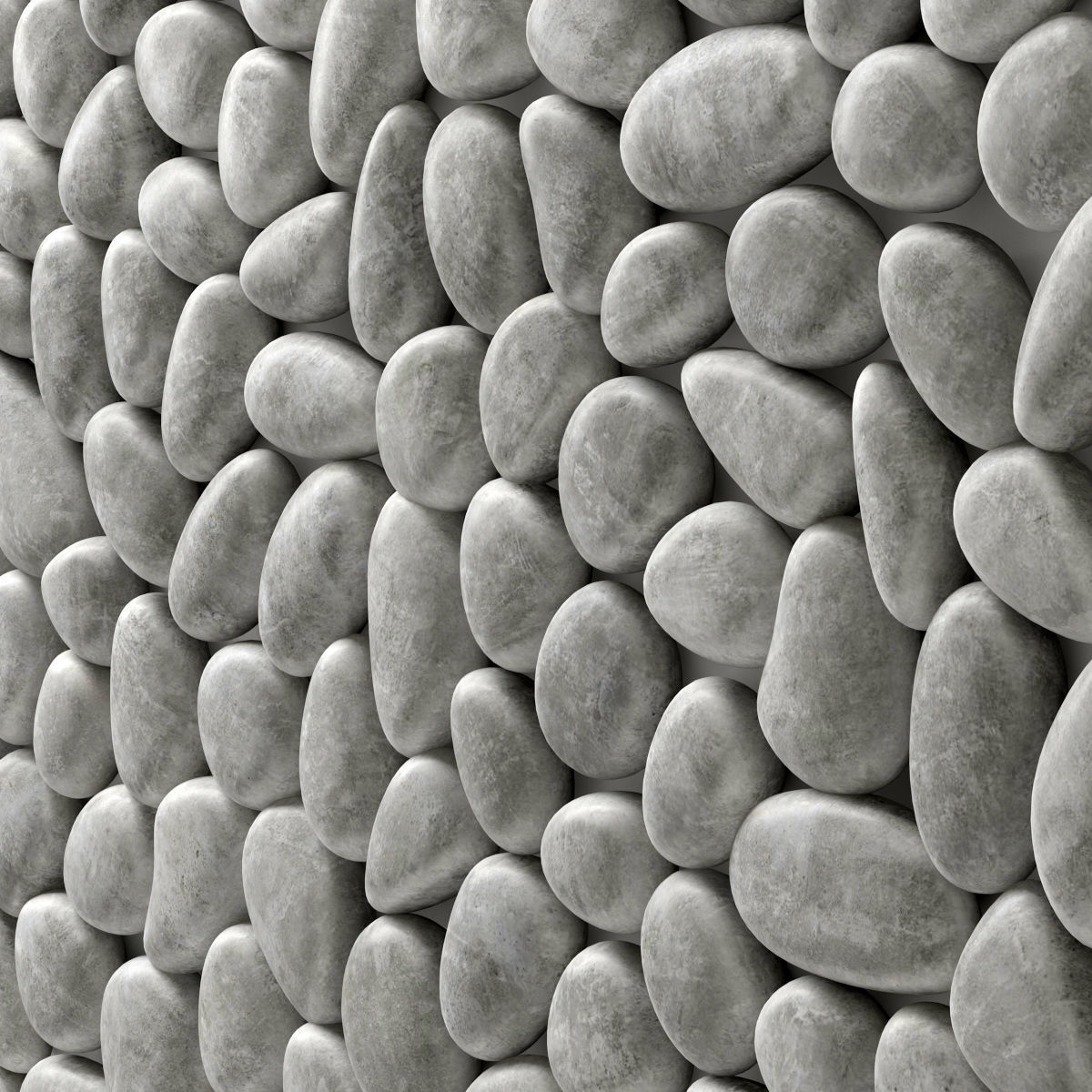 Panel pebble smooth Color Bathroom n2 3D model_8