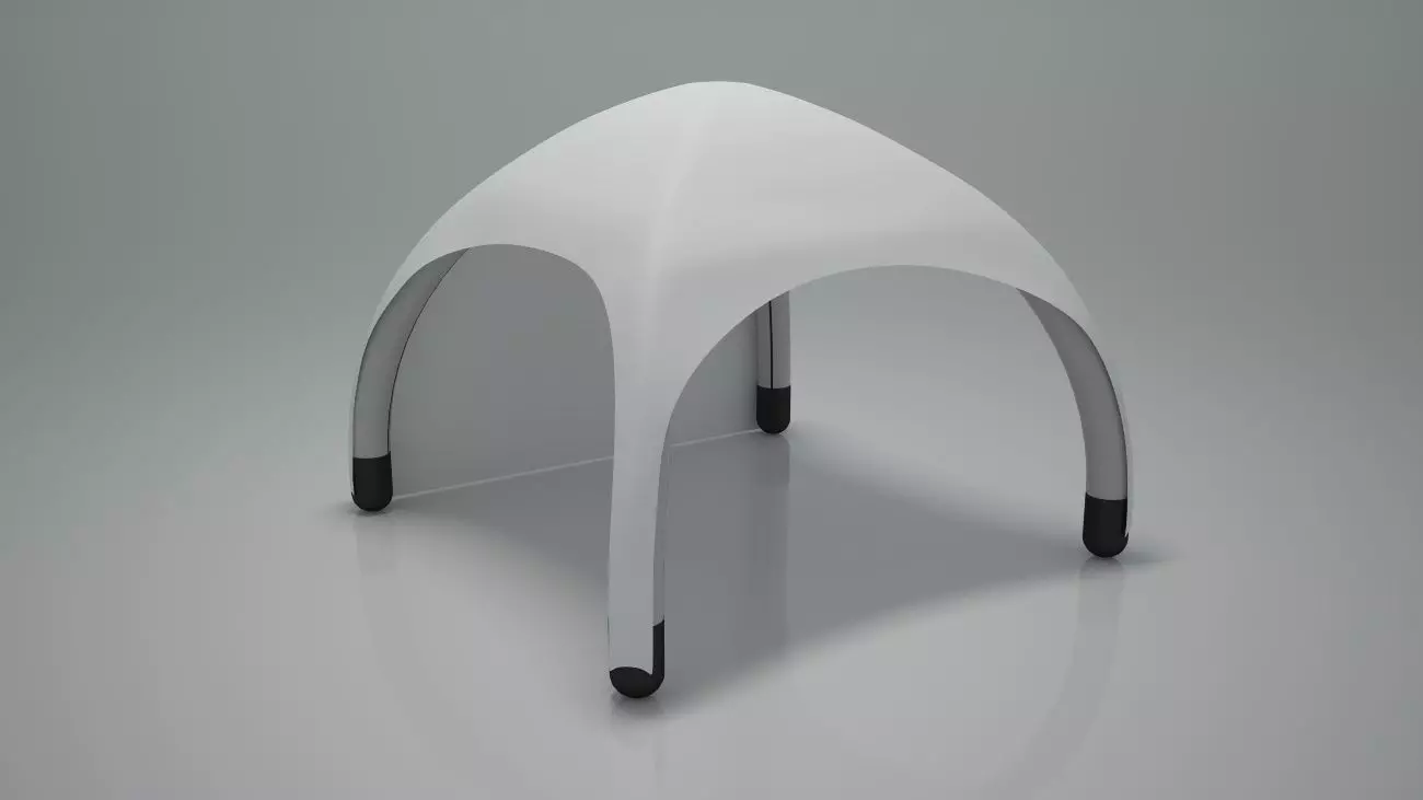 Inflatable tent Free 3D model_0