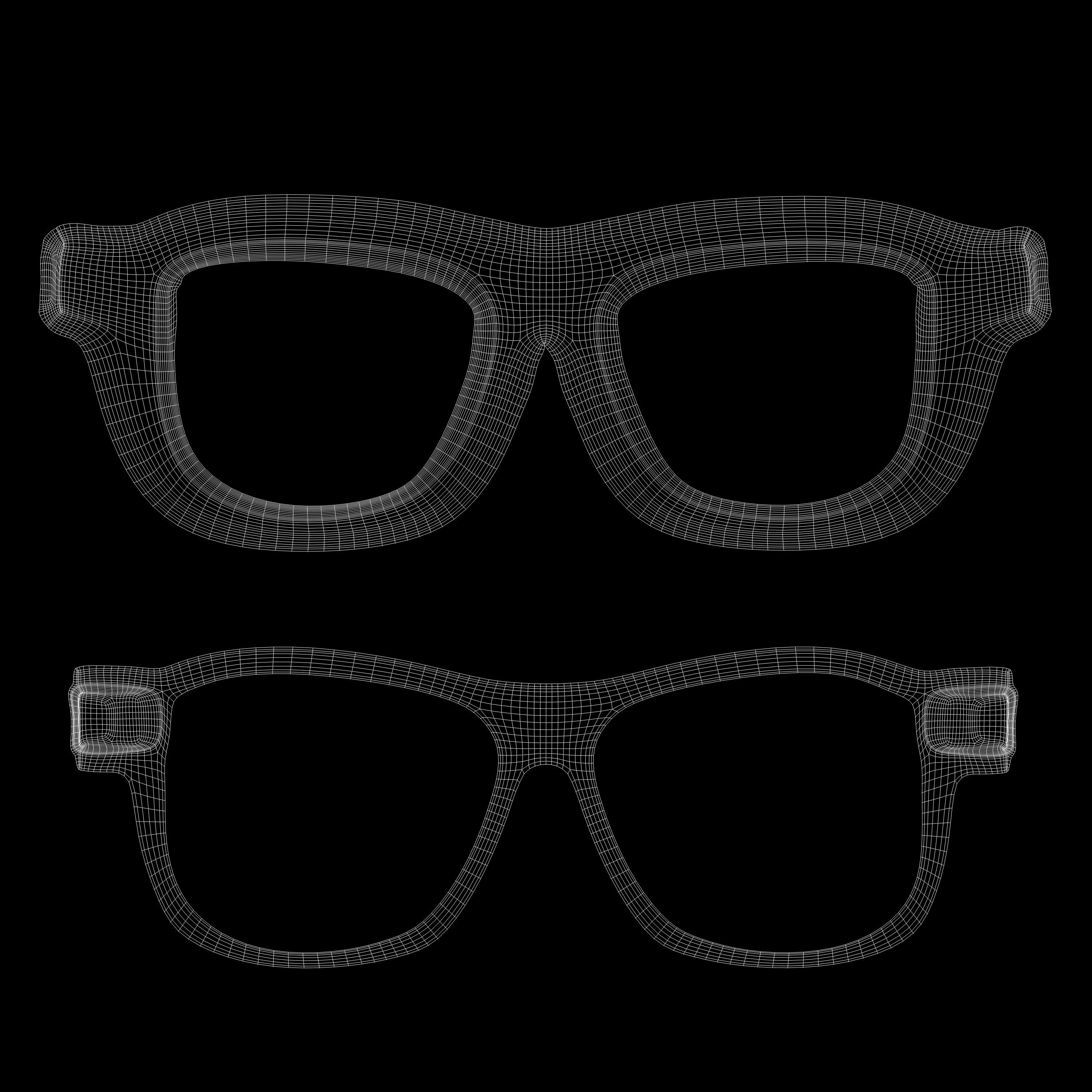 Eyeglasses for Men and Women 3D print model_9