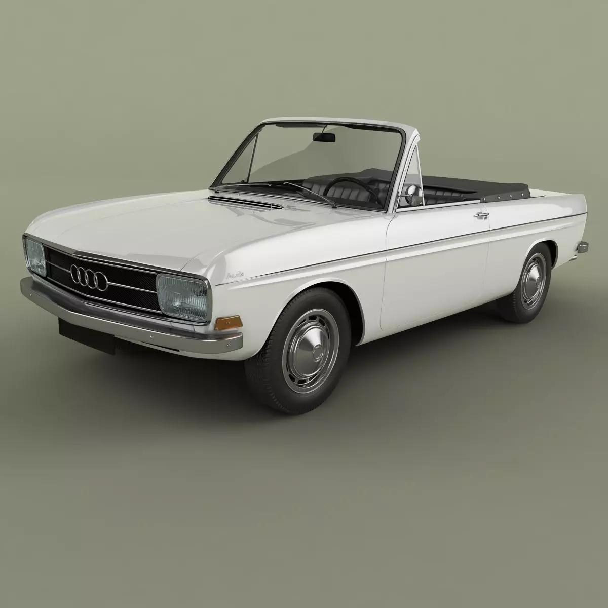 Audi Super 90 Cabriolet 3D model