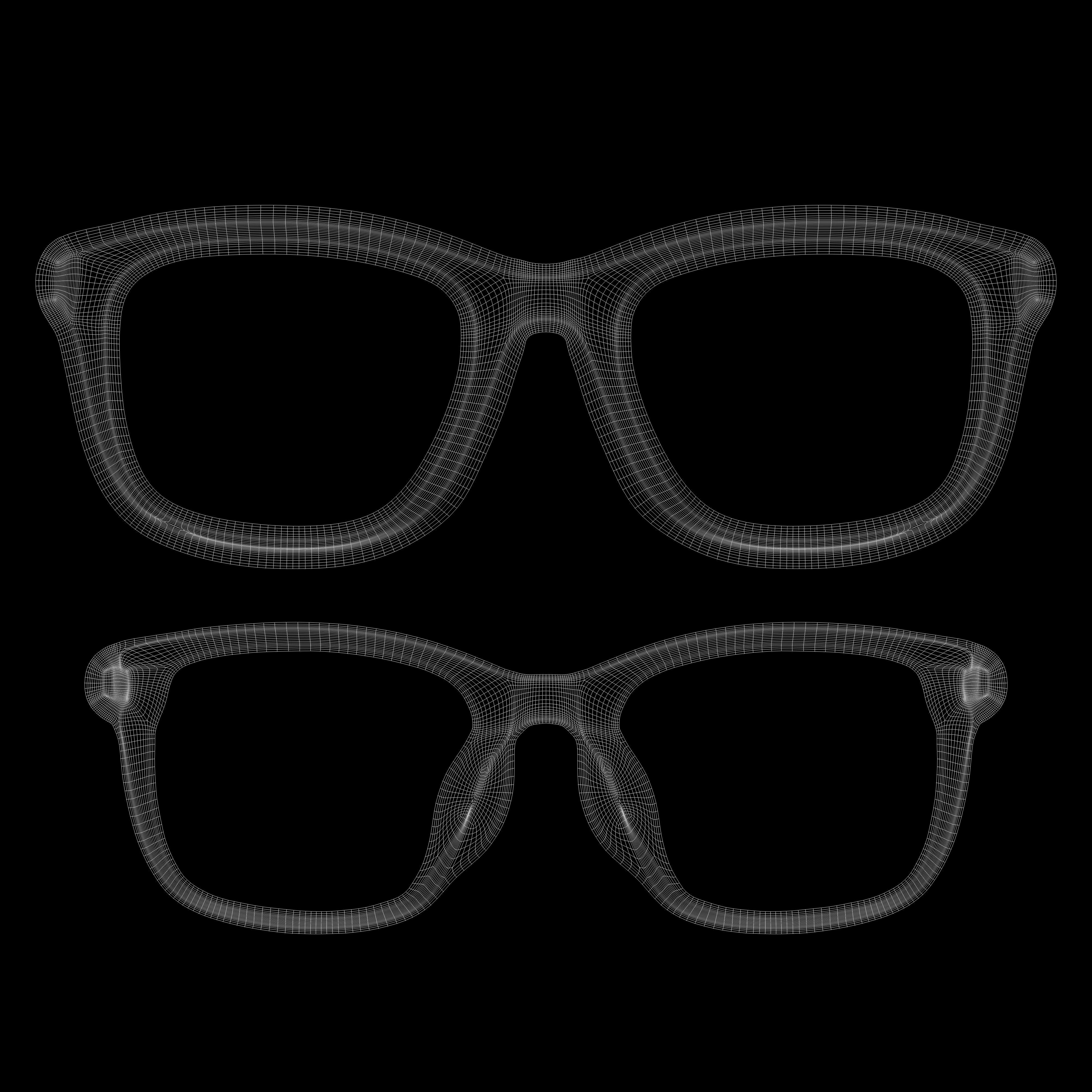 Eyeglasses for Men and Women 3D print model_10