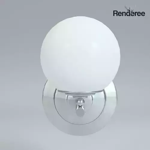 Wall Lamp Single White 4