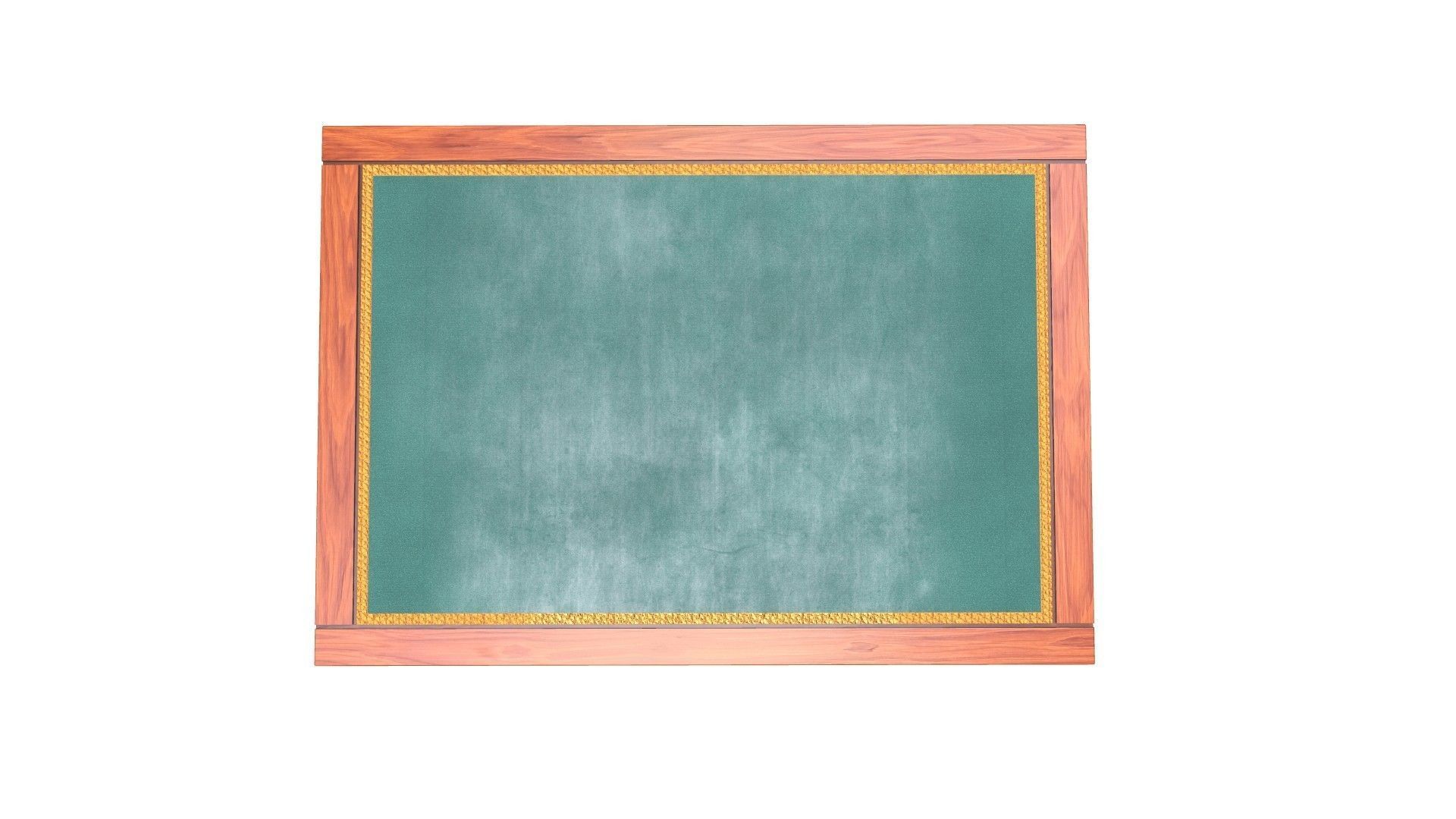 Art Nuvo Style Coffee Table Low-poly 3D model_5