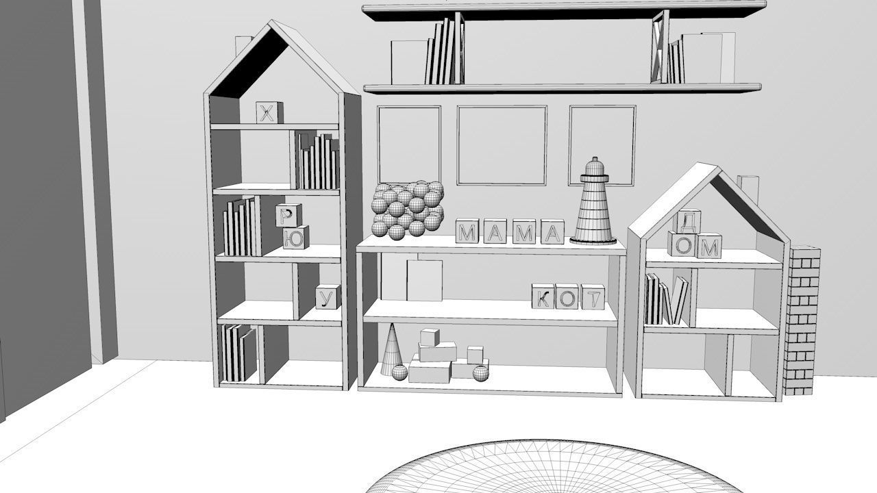 Stand Expo Travel 3D model_7