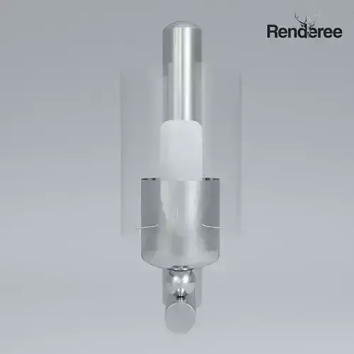 Wall Lamp Single Silver 3