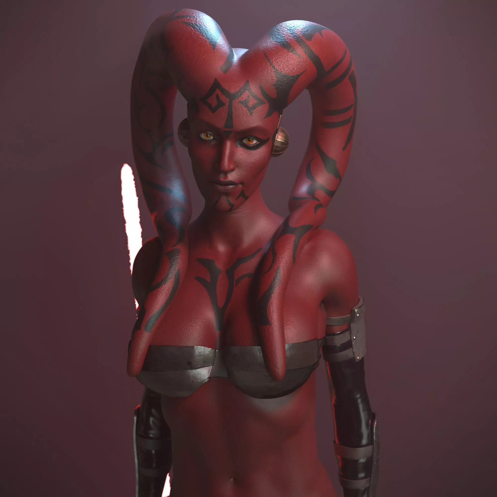 Darth Talon figure 3D print model_0
