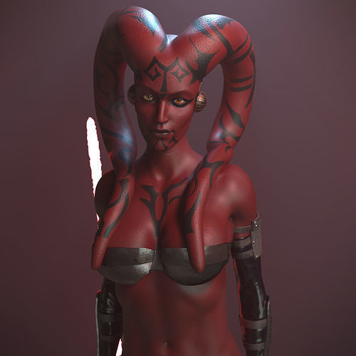 Darth Talon figure 3D print model