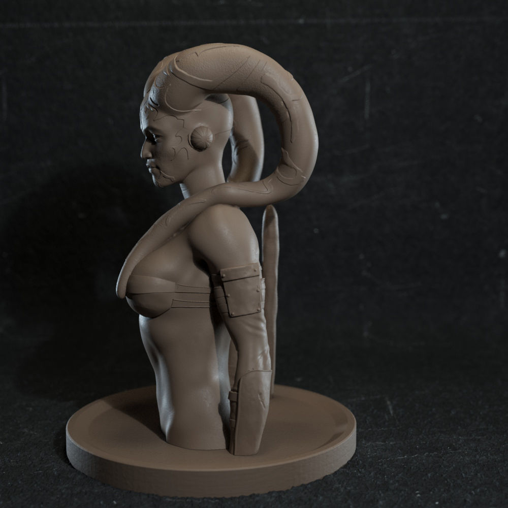 Darth Talon figure 3D print model_3