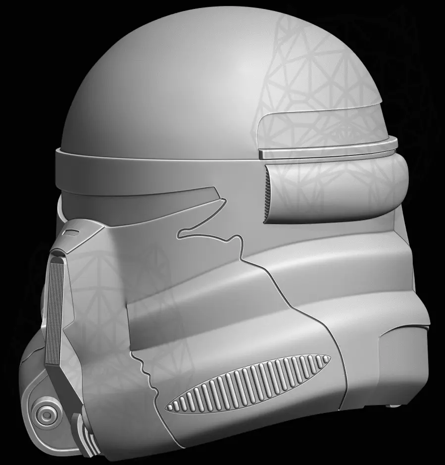 Airborne Helmet from Star Wars 3D print model