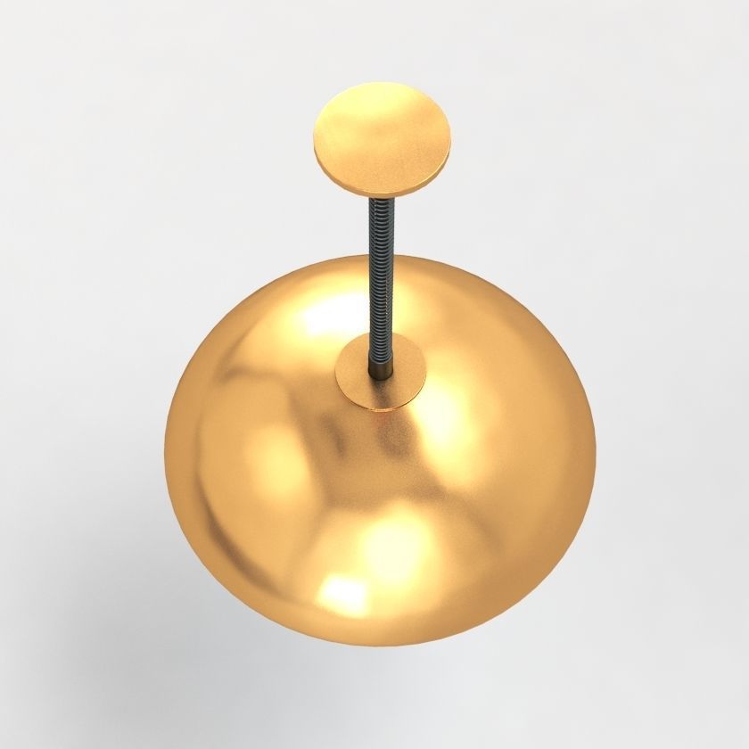 Dutch Flowerpot Ceiling Lamp 3D model_4