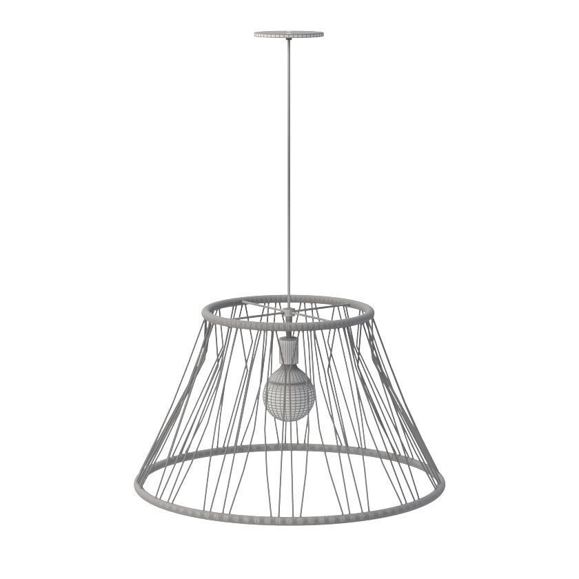 Diamant Grande Pendant 3D model_1