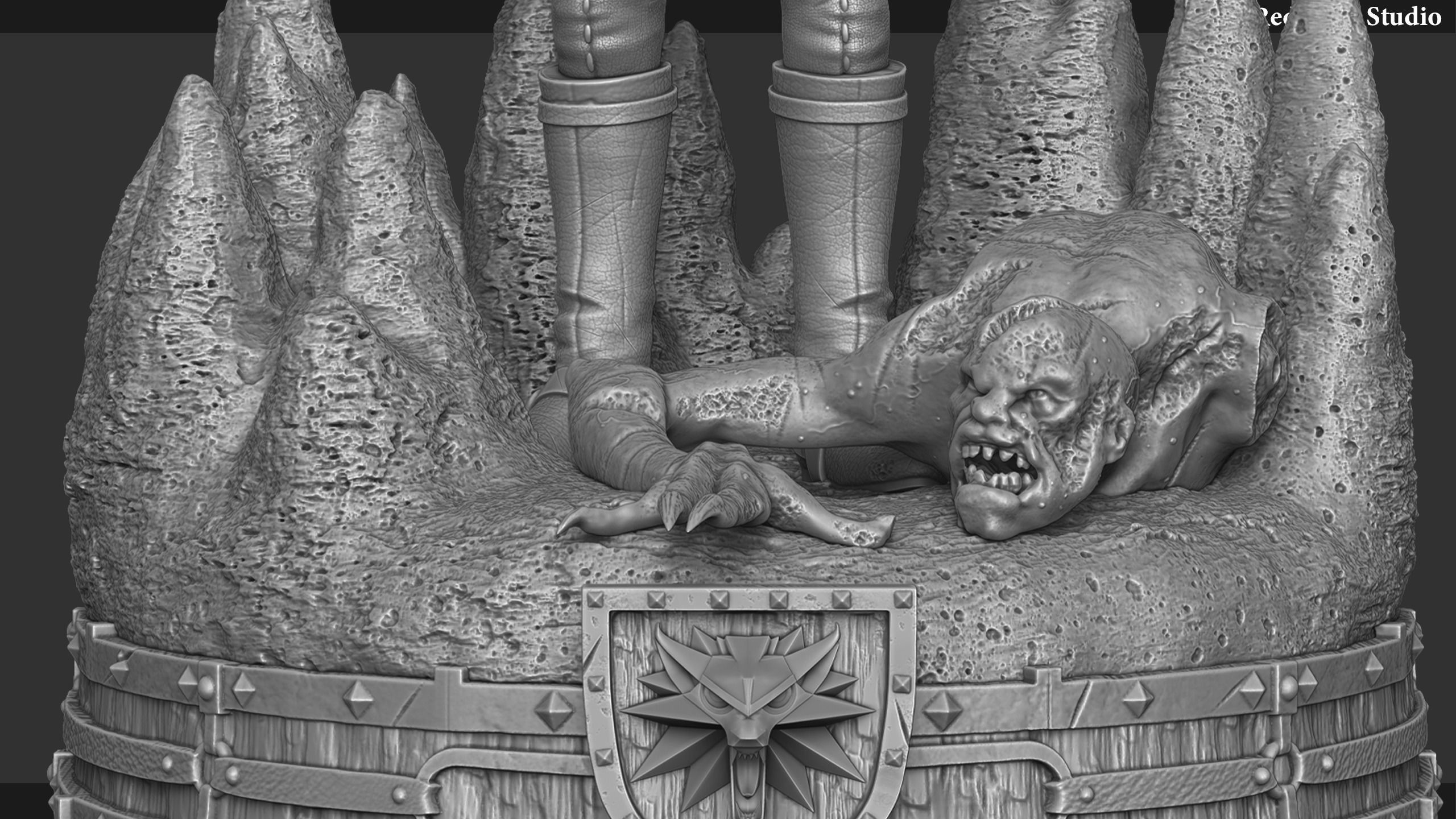 Witcher  Geralt of Rivia 3D print model_26