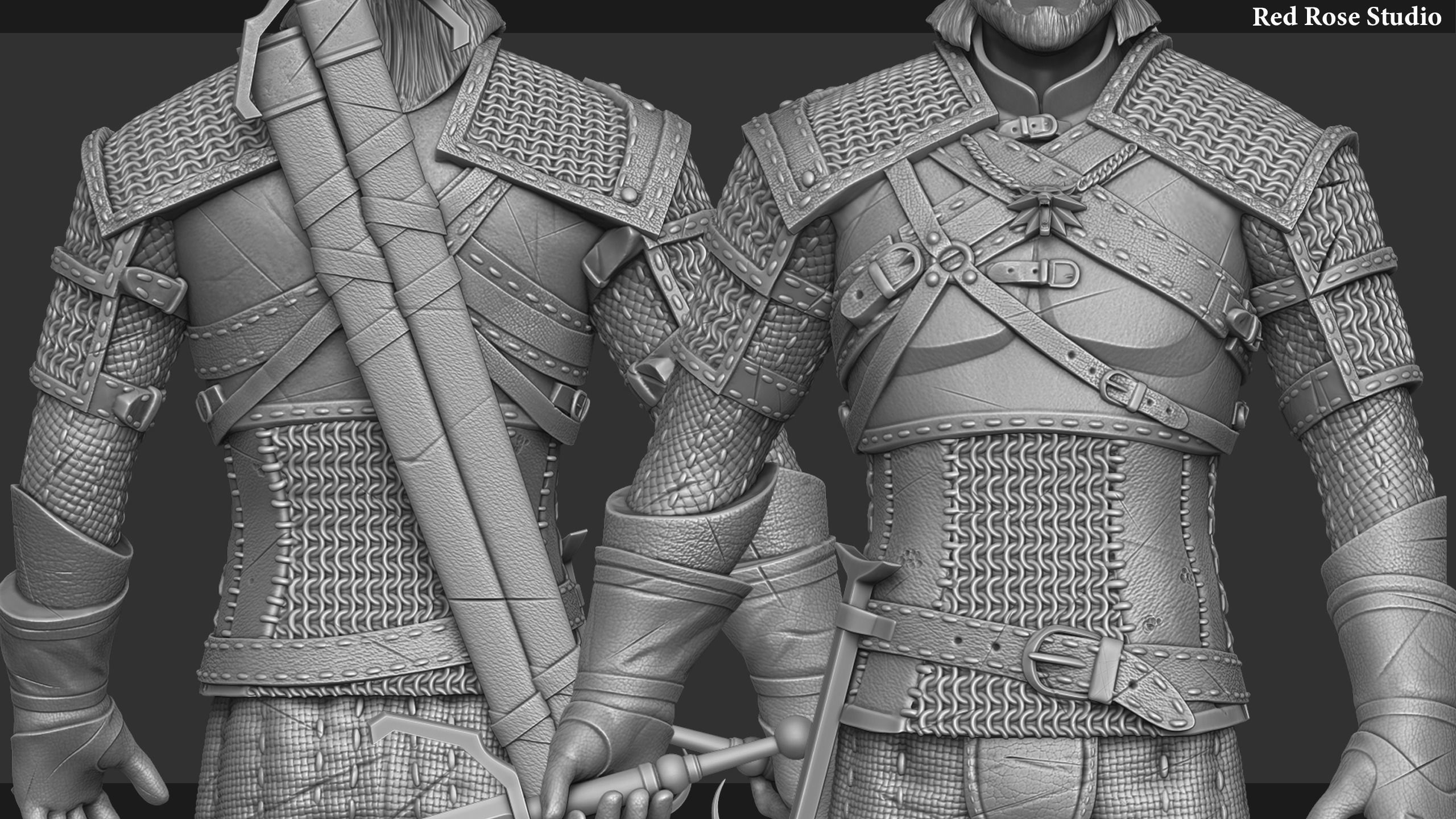 Witcher  Geralt of Rivia 3D print model_25