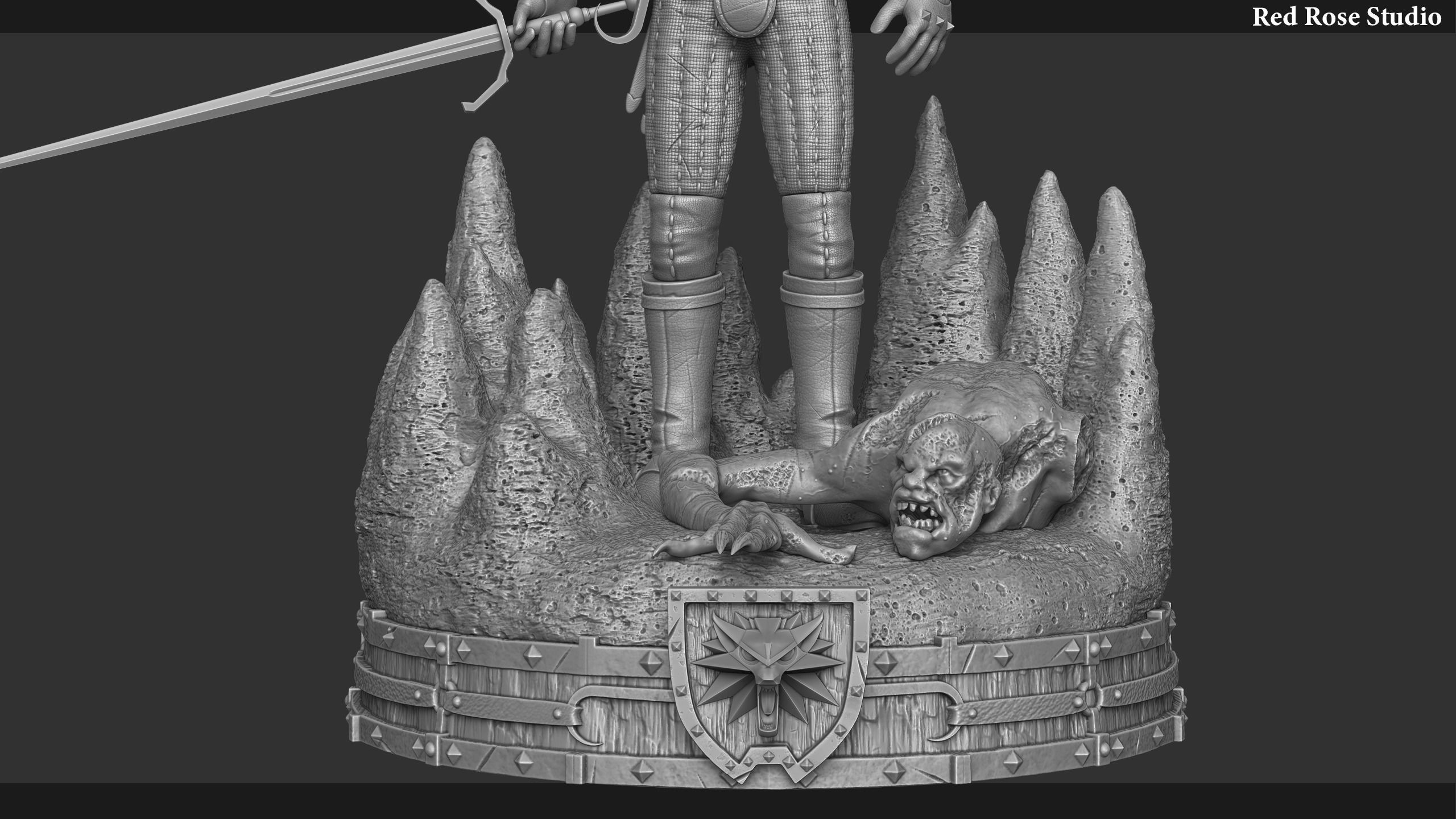 Witcher  Geralt of Rivia 3D print model_20
