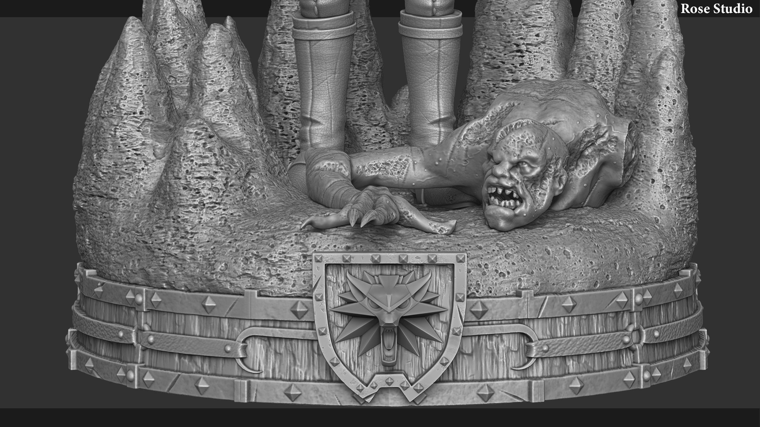 Witcher  Geralt of Rivia 3D print model_12