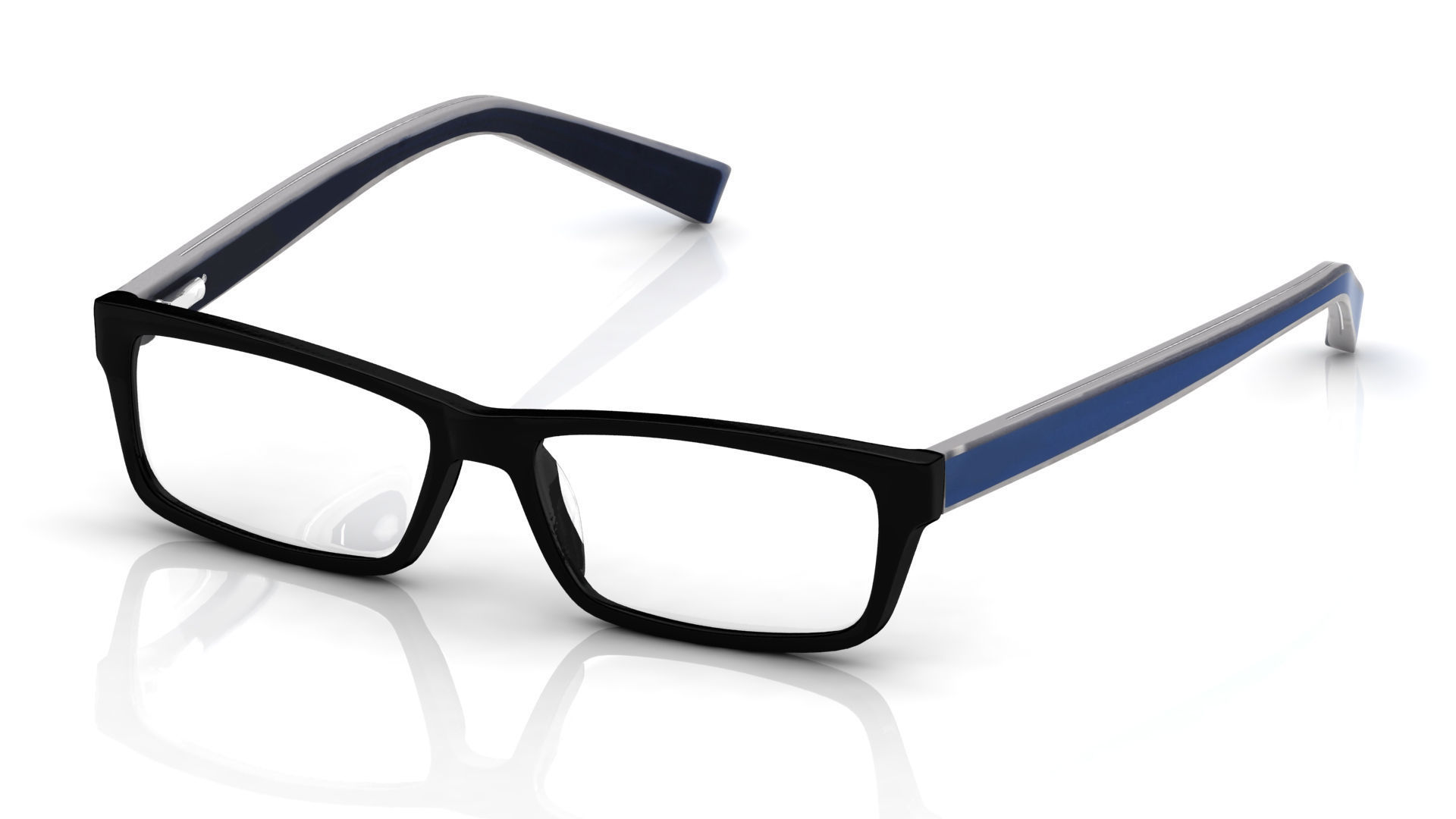 Eyeglasses for Men and Women 3D print model_1