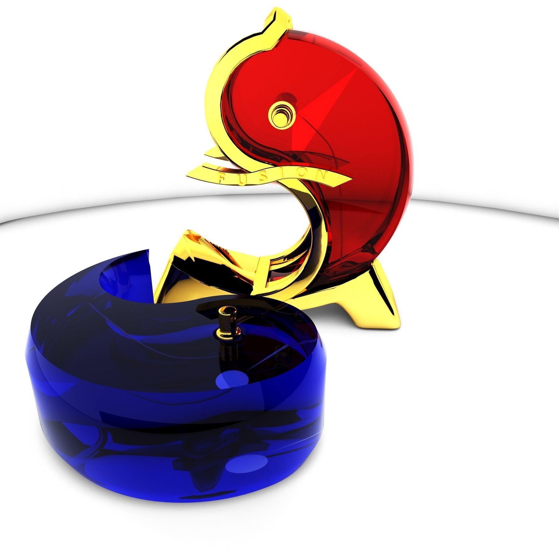 Perfume Yin and Yang Low-poly 3D model_5