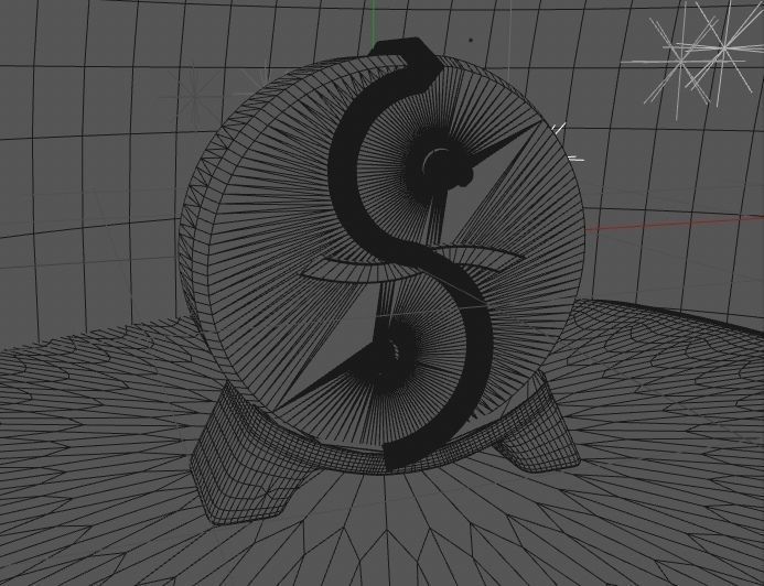 Perfume Yin and Yang Low-poly 3D model_6
