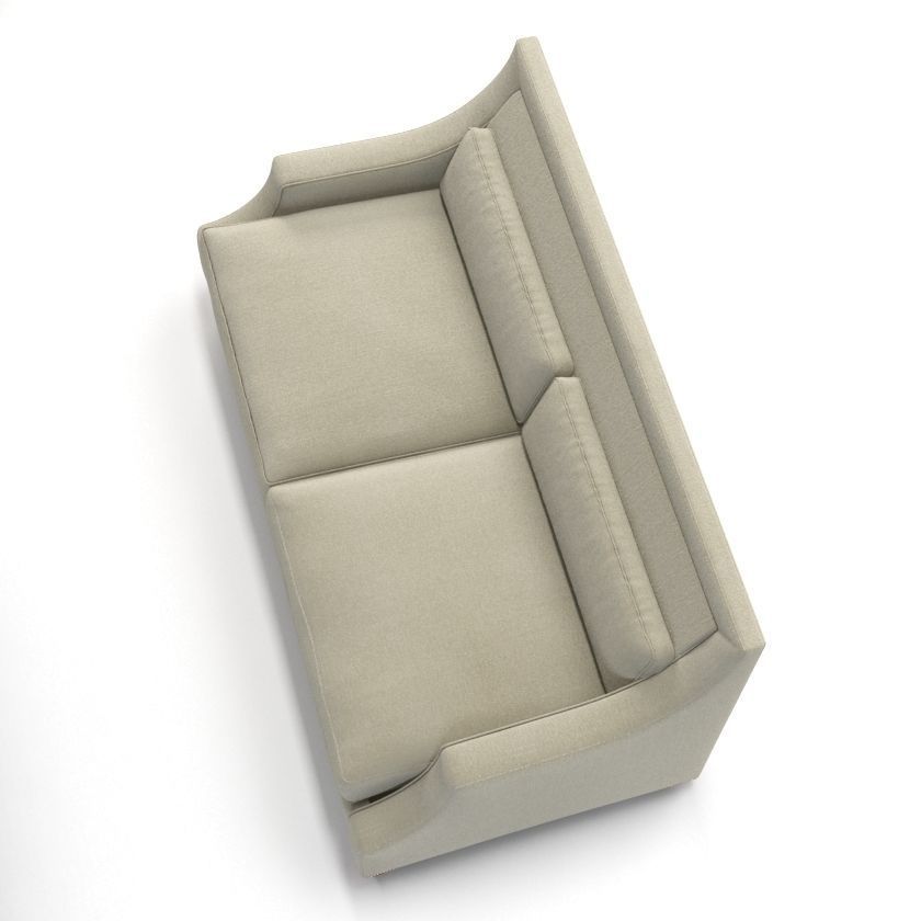 Baker 6130S Max Sofa Thomas Pheasant 3D model_4